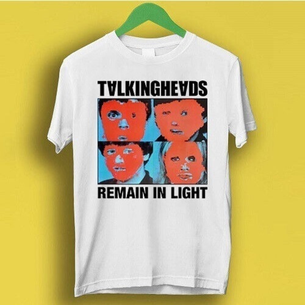 Talking Heads Remain In Light T Shirt Punk Rock Album Graphic Fan Gift Retro Tee - Picture 1 of 4